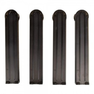 BIG DRAGON - lot de 4 chargeurs low-cap pour P90 50 billes - Noir