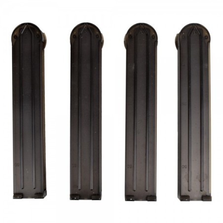 BIG DRAGON - lot de 4 chargeurs low-cap pour P90 50 billes - Noir