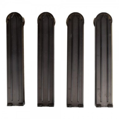BIG DRAGON - lot de 4 chargeurs low-cap pour P90 50 billes - Noir
