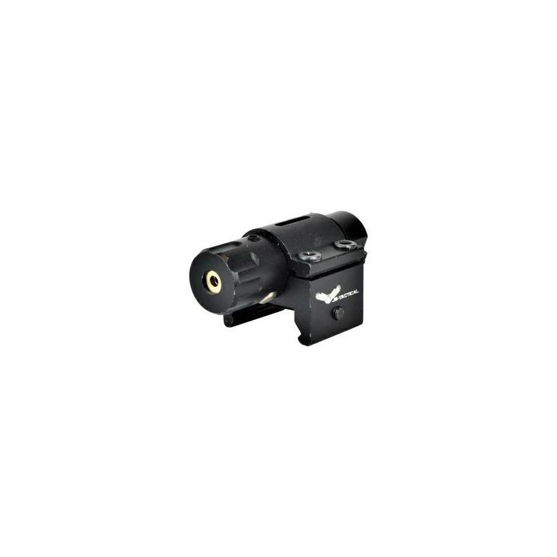 JS-TACTICAL - Laser Rouge monte sur rail Picatinny - Noir