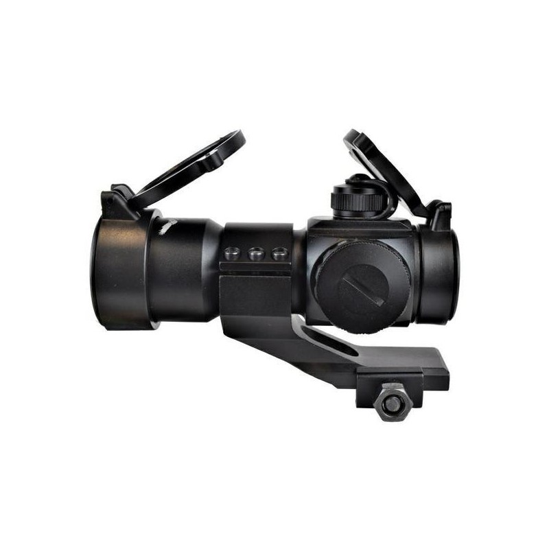 JS-TACTICAL -  Viseur Point Rouge Lentille 30mm avec Rehausse - Noir
