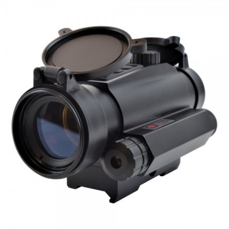 JS-TACTICAL - Point rouge avec laser intègre rouge - Noir