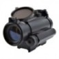 JS-TACTICAL - Point rouge avec laser intègre rouge - Noir
