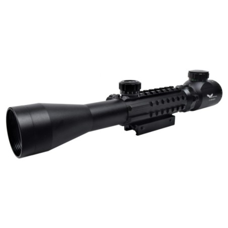 JS-TACTICAL - Lunette Avec Zoom 3X-9X Lentille 40mm - Noir