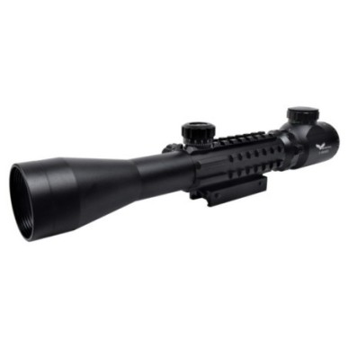 JS-TACTICAL - Lunette Avec Zoom 3X-9X Lentille 40mm - Noir