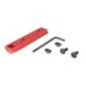 RANGER ARMORY - Rail Keymod 7 slots Avec Emplacement Pour Une Attache Sangle QD - Rouge