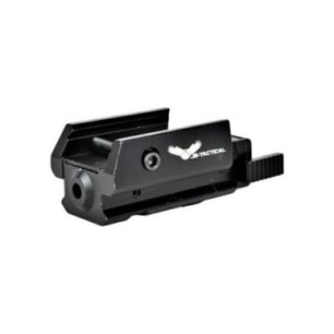 JS-TACTICAL - Laser Rouge Intégré au rail Picatinny - Noir