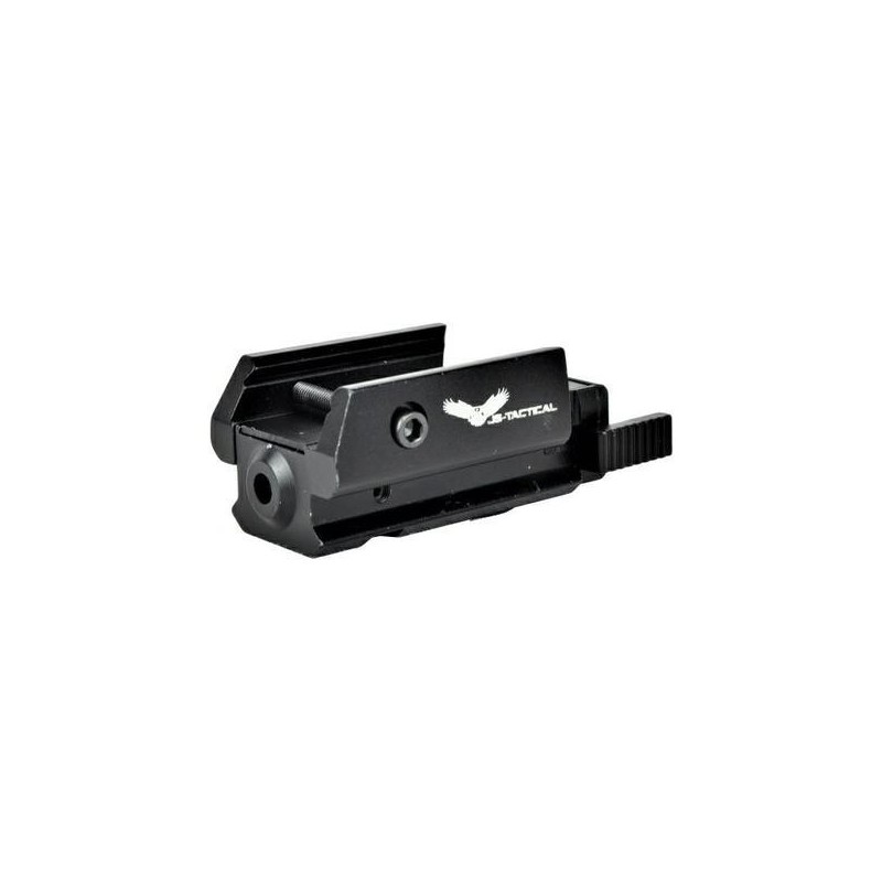 JS-TACTICAL - Laser Rouge Intégré au rail Picatinny - Noir