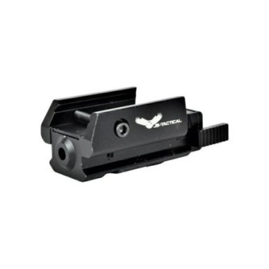 JS-TACTICAL - Laser Rouge Intégré au rail Picatinny - Noir