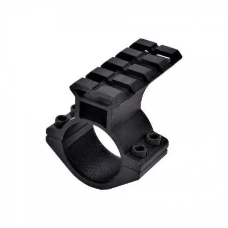 Js Tactical - Rail picatinny pour montage sur tube de 30mm - Noir