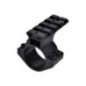 Js Tactical - Rail picatinny pour montage sur tube de 30mm - Noir