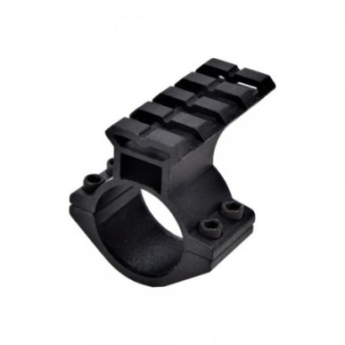 Js Tactical - Rail picatinny pour montage sur tube de 30mm - Noir