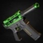 Wolverine - Réplique MTW Heretic Labs Article I - Goblin Green - Noir et vert Wolverine - Réplique MTW Heretic Labs Article I - Goblin Green - Noir et vert