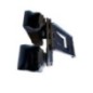 JS-TACTICAL - 2 Anneaux de montage bas 30mm Noirs pour rails picatinny (manque la boite en carton)