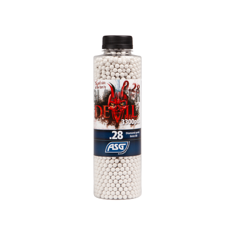 ASG - Billes blanches Blaster Devil 0.28g X 3300 bbs ASG - Billes blanches Blaster Devil 0.28g X 3300 bbs