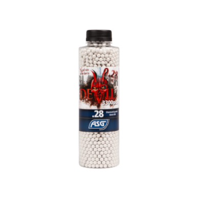 ASG - Billes blanches Blaster Devil 0.28g X 3300 bbs