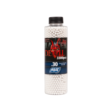 ASG - Billes blanches Blaster Devil 0.30g X 3300 bbs