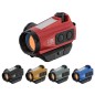 BO MANUFACTURE - Point Rouge OCX-1 Montage Bas Avec Panneau Solaire Bleu