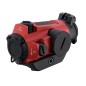 BO MANUFACTURE - Point Rouge OCX-1 Montage Bas Avec Panneau Solaire Bleu