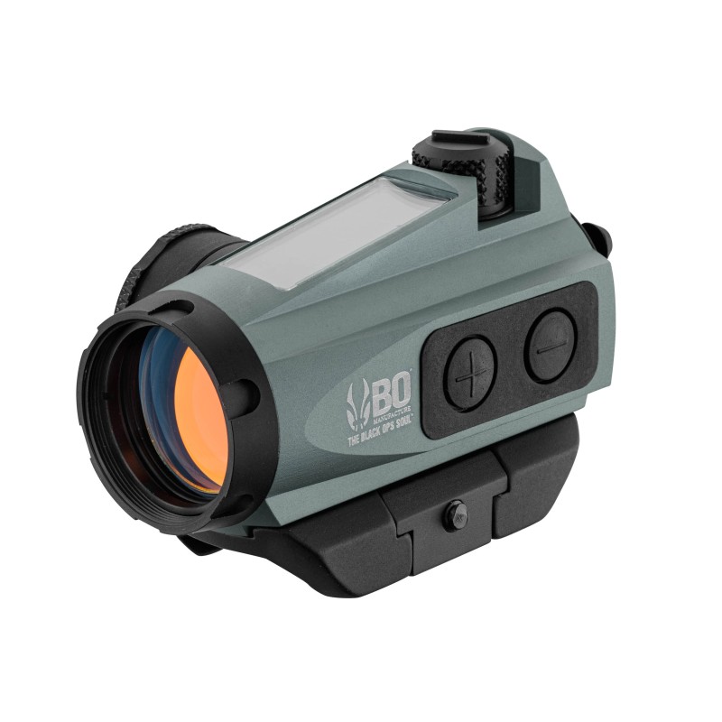 BO MANUFACTURE - Point Rouge OCX-1 Montage Bas Avec Panneau Solaire - Gris