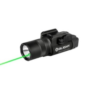 Olight - Baldr Pro R | Lampe tactique avec laser vert & 1350 lumens LED - Noir